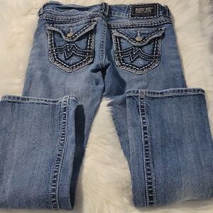 Miss Me Women's Classic Blue Irene Boot Cut Jeans